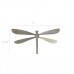 FixtureDisplays® Set of 8 Stainless Steel Dragonfly Decor Adhesive Wall Decor, Silver 18167